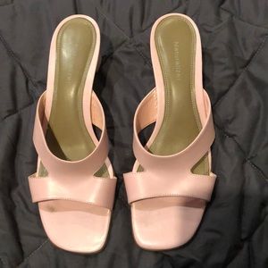 naturalizer pink wedge heels